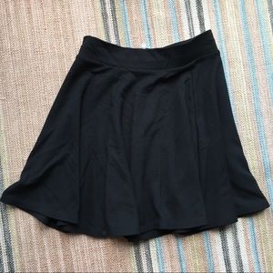 H&M Black skater skirt